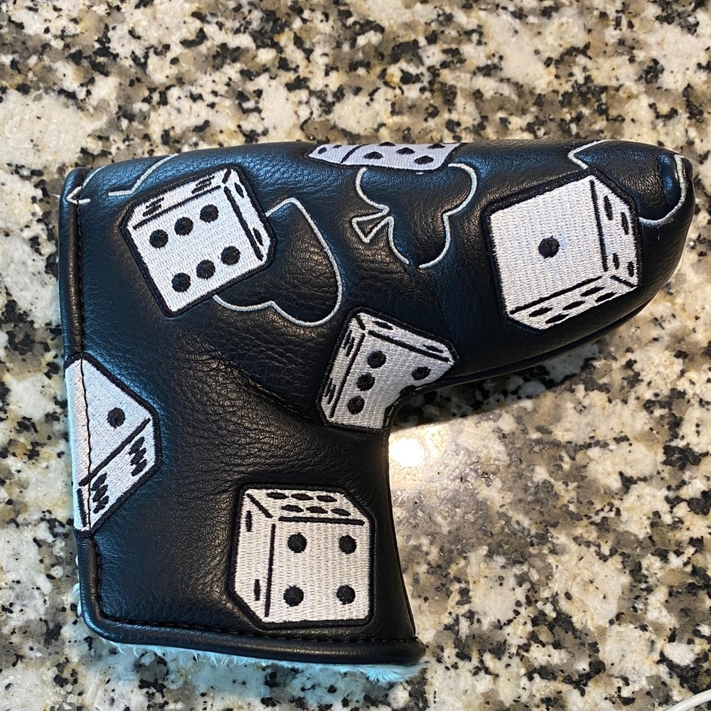 Black Leather Putter headcover